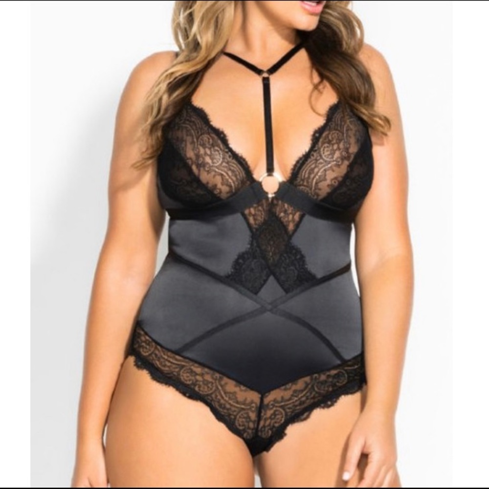 Boudoir Overt Bodysuit Black